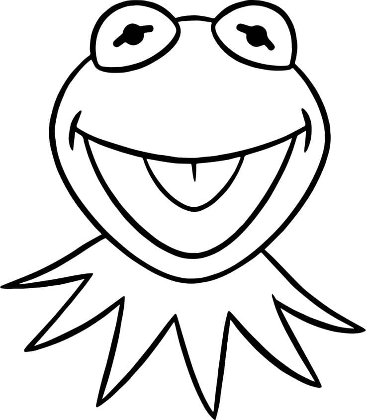 Coloriage Dessin de Kermit