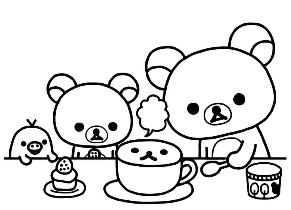 Coloriage Dessin de Rilakkuma
