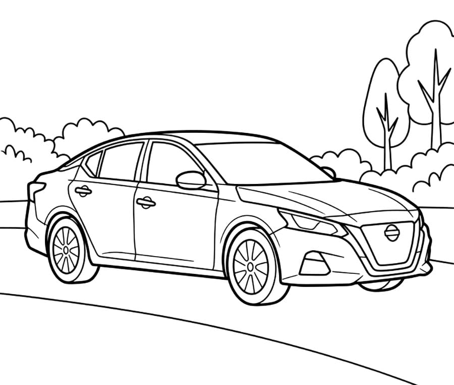 Coloriage Nissan