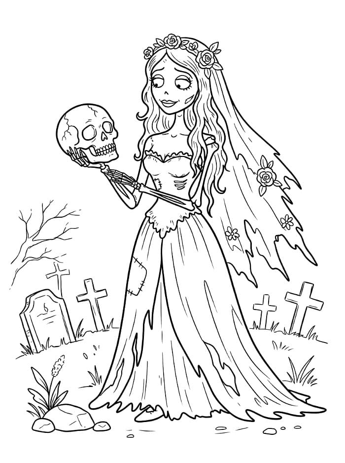 Coloriage Imprimable Gratuit Noces Funèbres