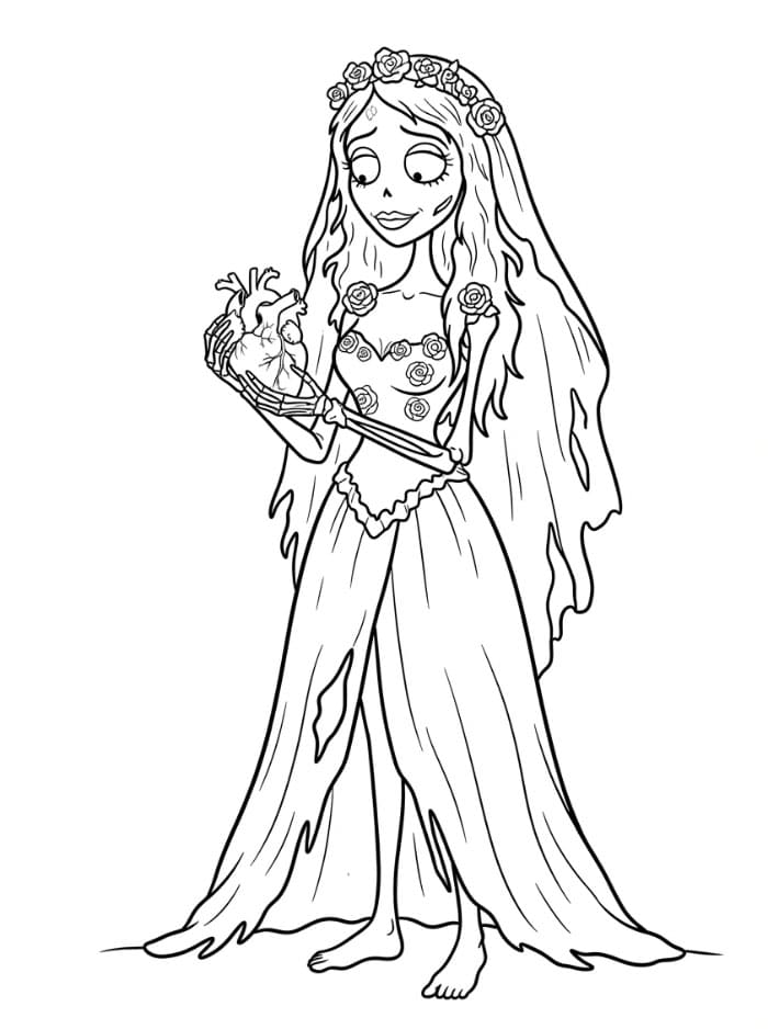 Coloriage Imprimable Noces Funèbres