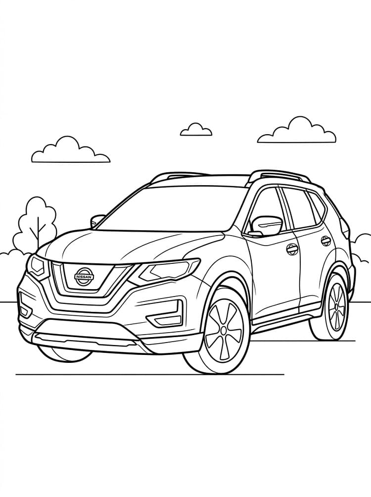 Coloriage Nissan génial