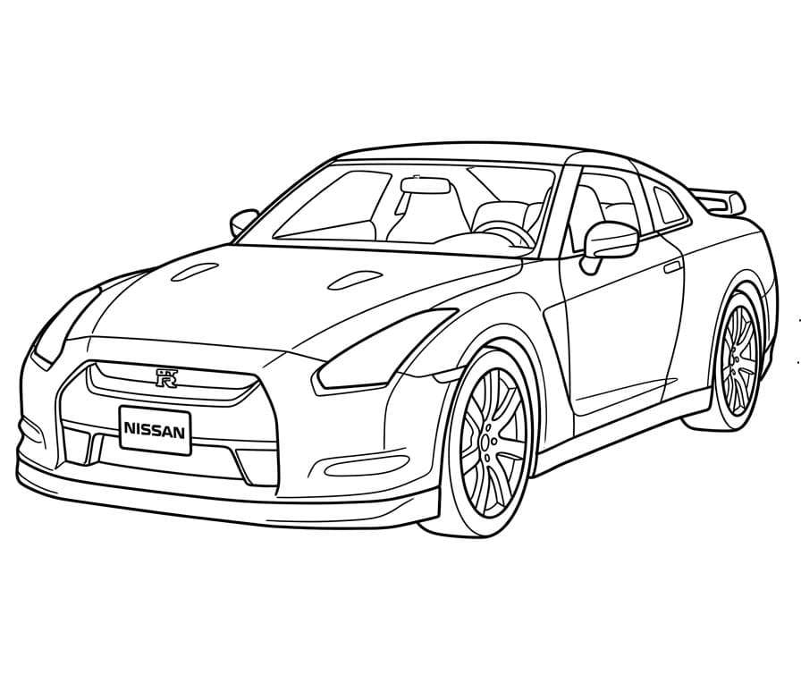 Coloriage Nissan normale