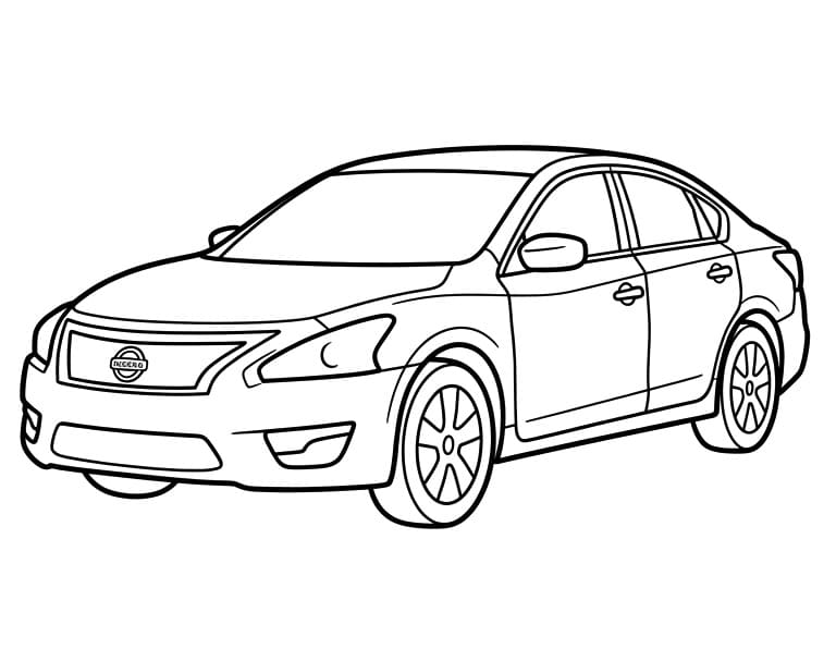 Coloriage Nissan Ordinaire