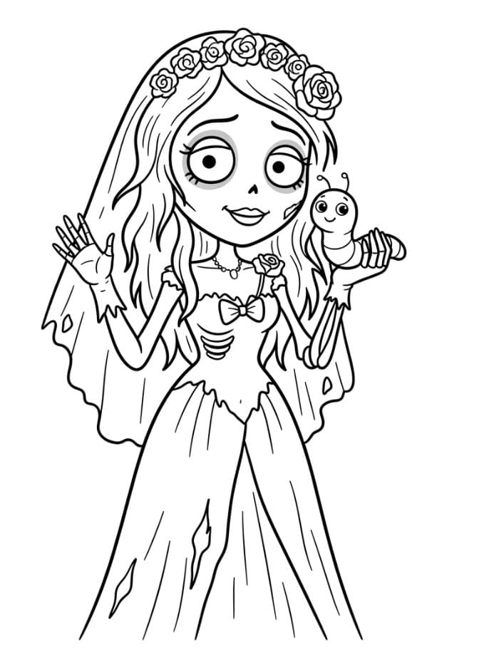 Coloriage Noces Funèbres Pour Enfants