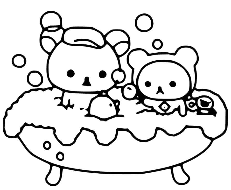 Coloriage Rilakkuma Imprimable