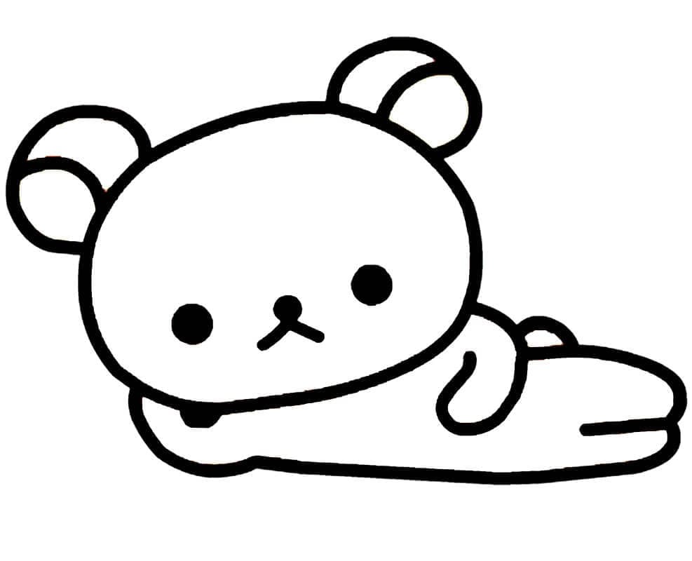 Coloriage Rilakkuma mignon
