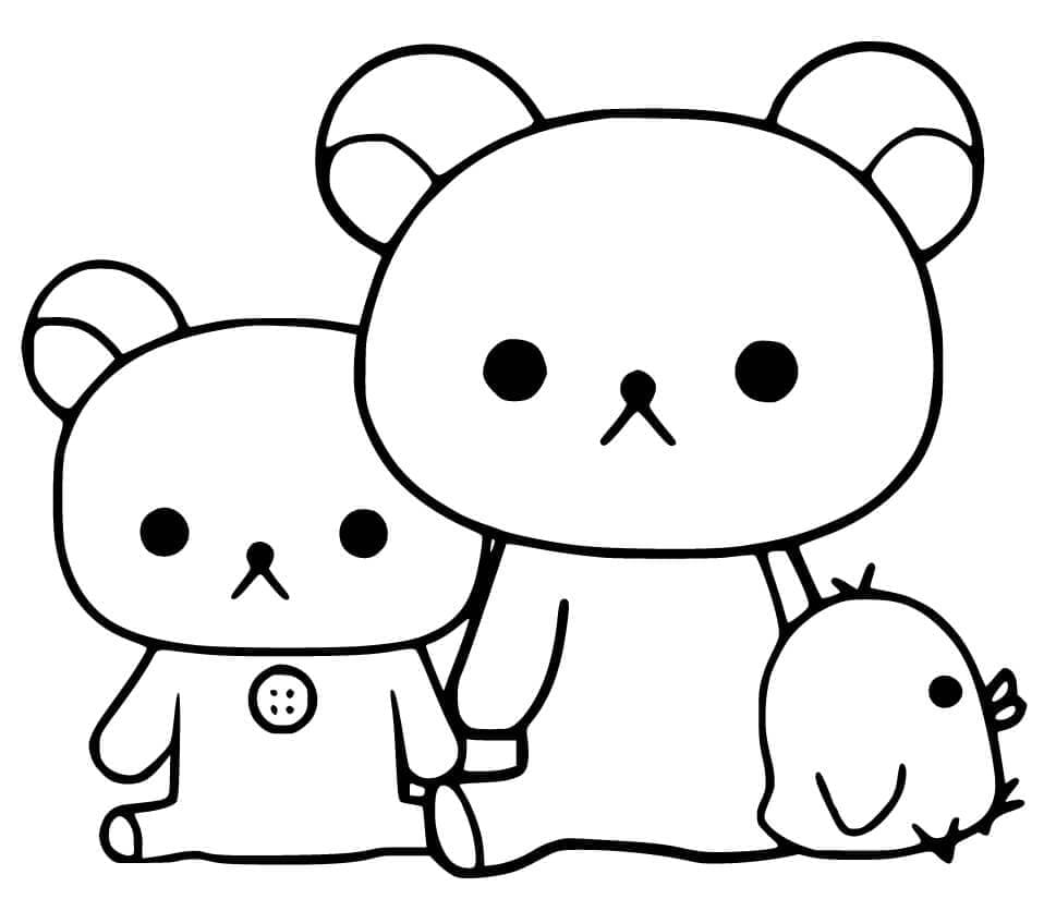 Coloriage Rilakkuma Pour les Enfants