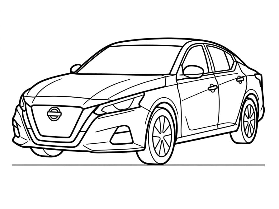 Coloriage Une Nissan