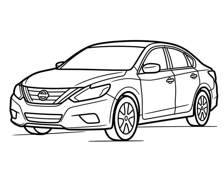 Coloriage Voiture Nissan